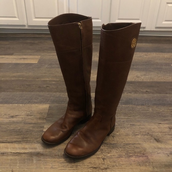 Tory Burch Junction Riding Boots size 8